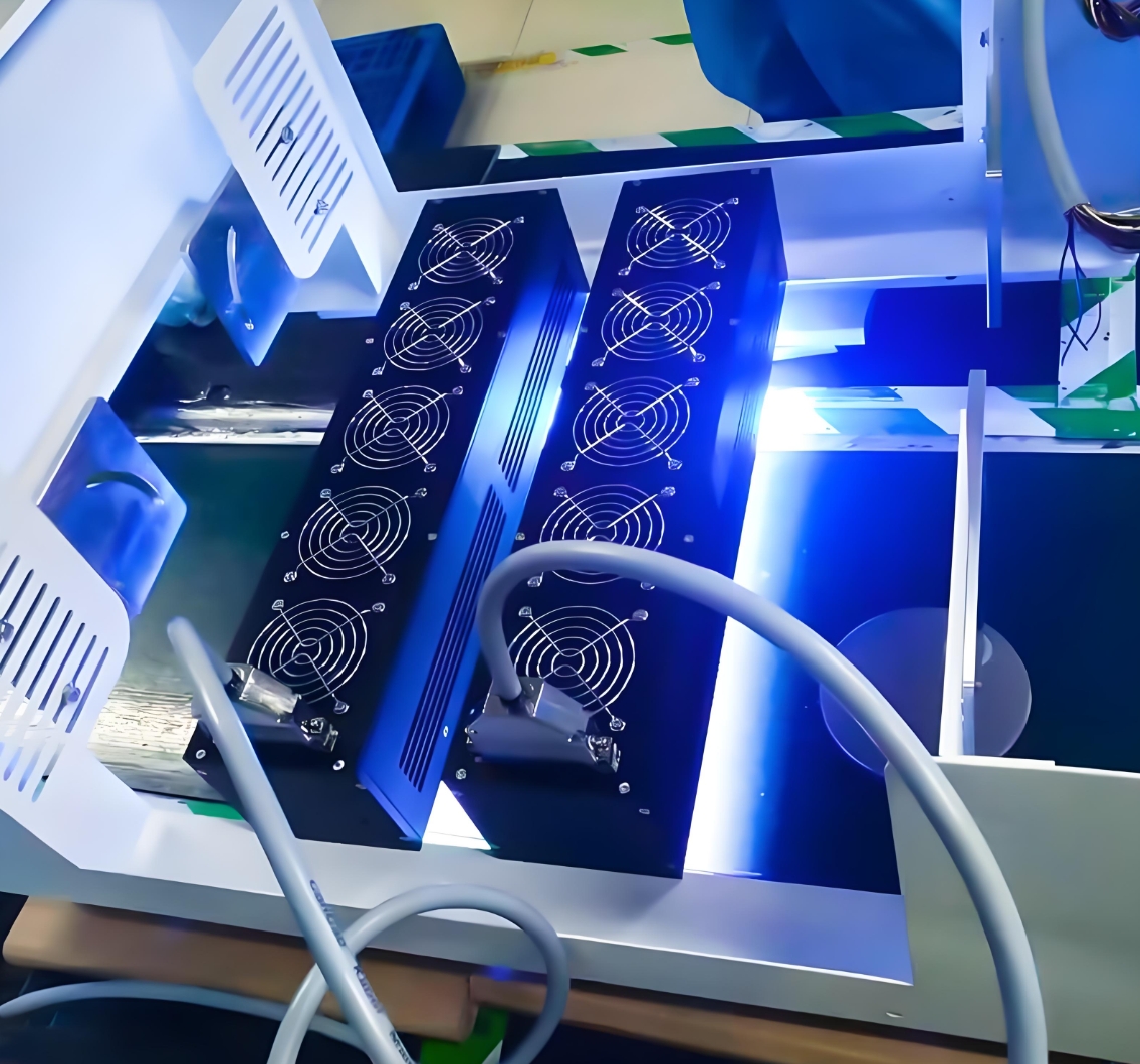 UVLED固化系统流水线加装